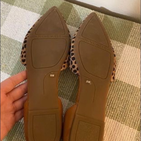 Nine West cheetah print pointed toe flats - Picture 5 of 5